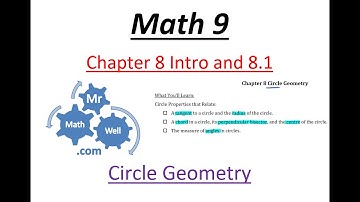 Math 9 - 8.1 Circle Geometry Introduction Lesson
