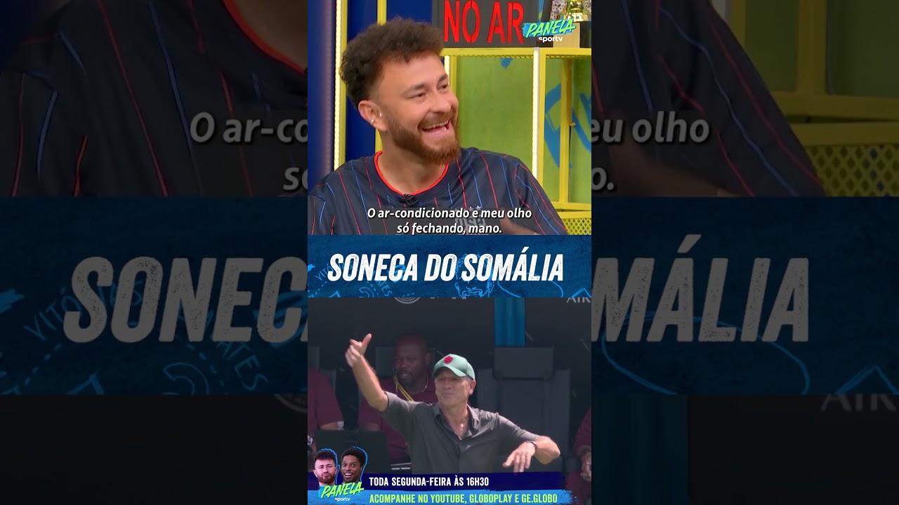 SOMÁLIA DORMIU NA PRELEÇÃO! | #shorts | PANELA sportv | sportv