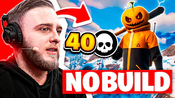 Je fais 40 KILLS en mode NO BUILD? (la game de fou)