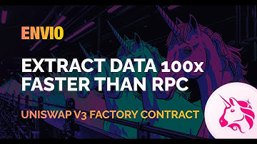 Extract Data 100x Faster than RPC | Uniswap V3 Factory Contract |  Envio HyperSync Tutorial