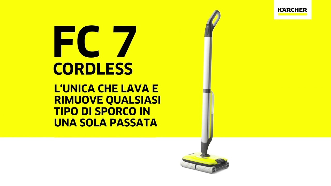Scopa lavapavimenti FC 7 Cordless, pronti per la rivoluzione del pulito? -  YouTube