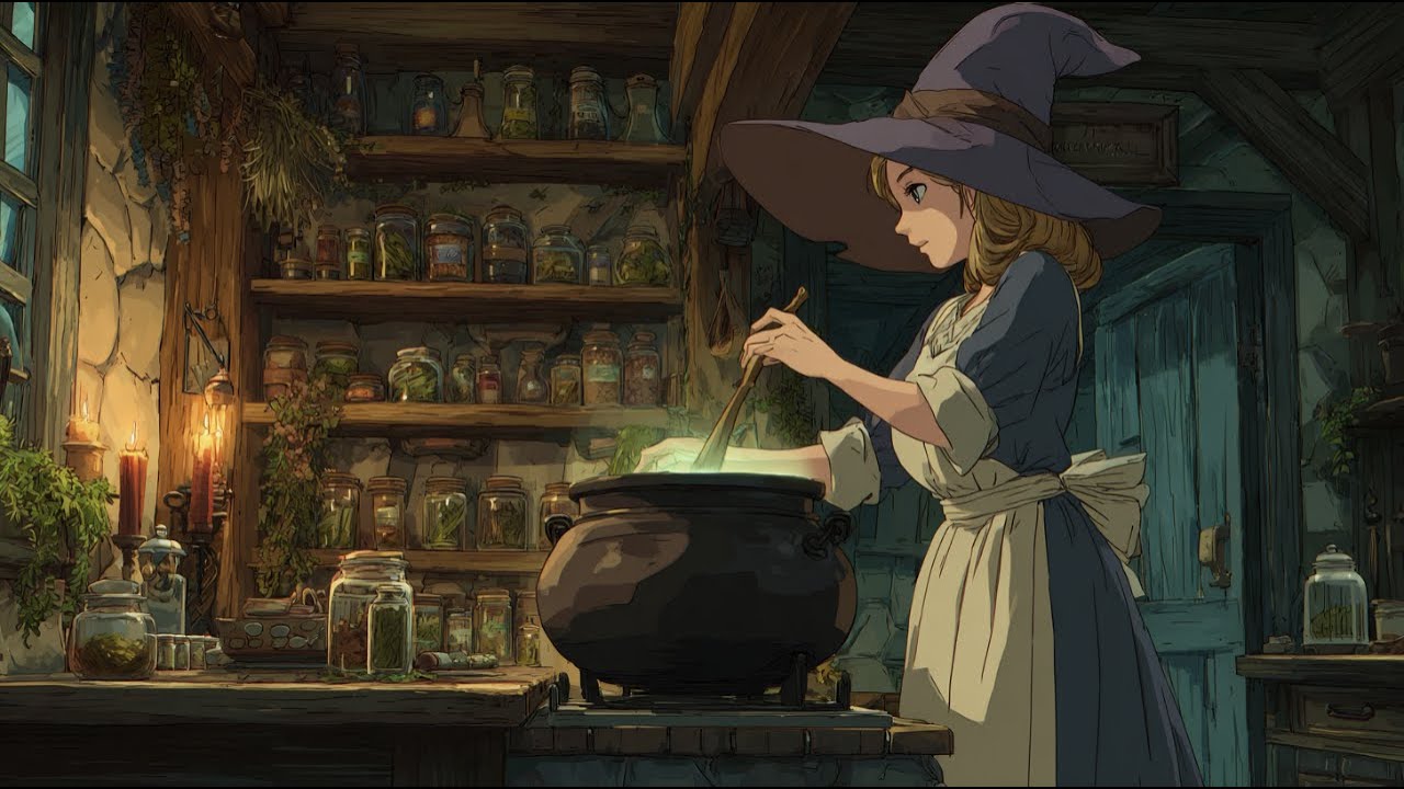 Halloween Lofi Mix 👻 Witch's Beats for Cozy Chaos