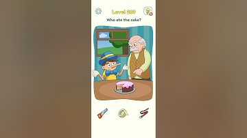 Dop 3 : Displace One Part level 289 Who ate the cake Walkthrough Solution || Dop 3 level 289