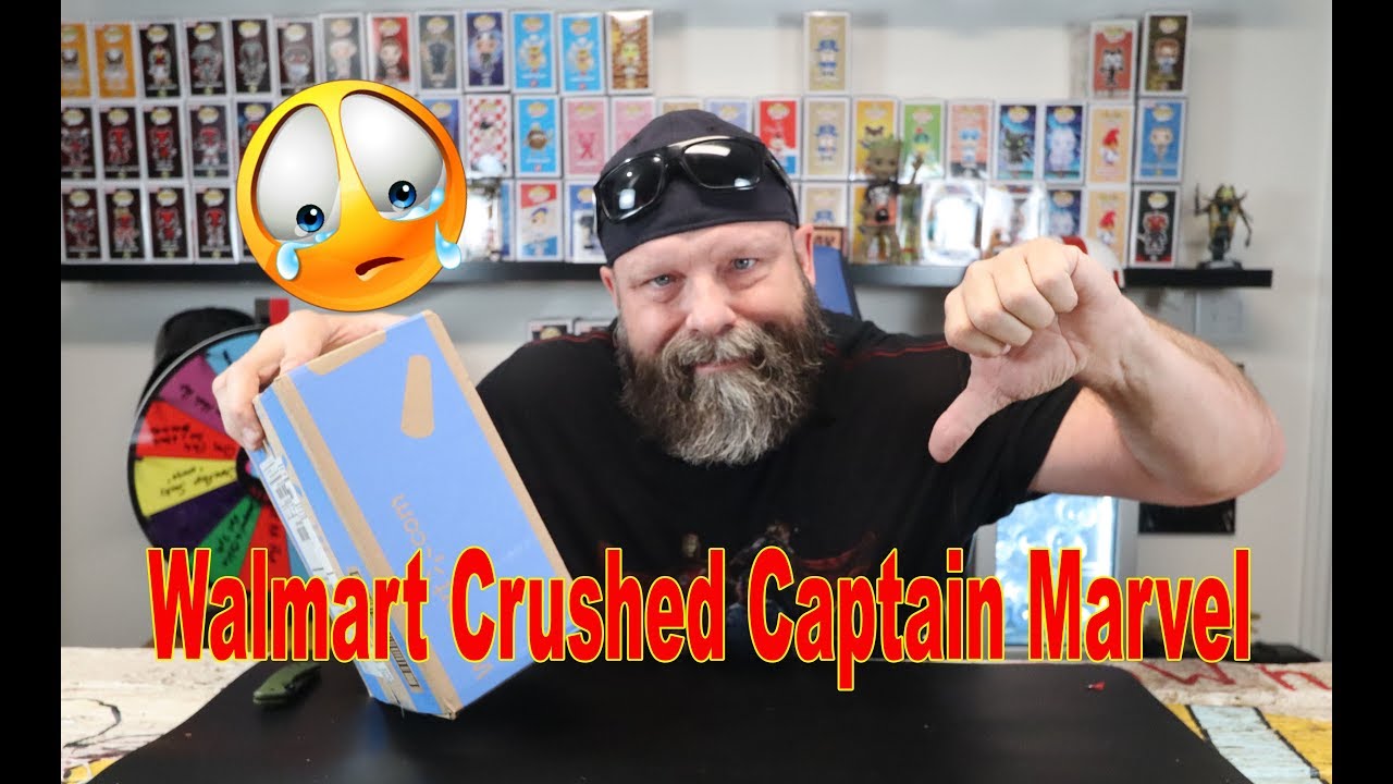 Walmart Crushed My Captain Marvel Pops - YouTube