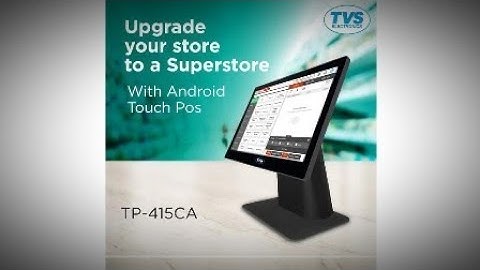 TVS ANDROID TOUCH POS 15.6 INCH POS BILLING SYSTEM