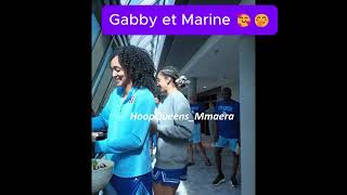 Gabby Williams et Marine Johannes 🥰🤭