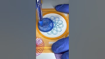 Mesmerizing Spirograph Art – So Satisfying to Watch! 🎨✨ #Shorts