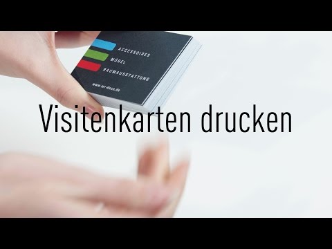 Visitenkarten drucken