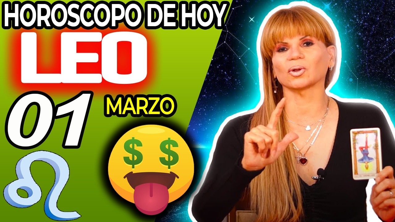 LEO ♌🤑HUELE A DINERO❗VEO MUCHOS BILLETES💵 Horóscopo De Hoy 1 De Marzo 2026 | Mhoni Vidente