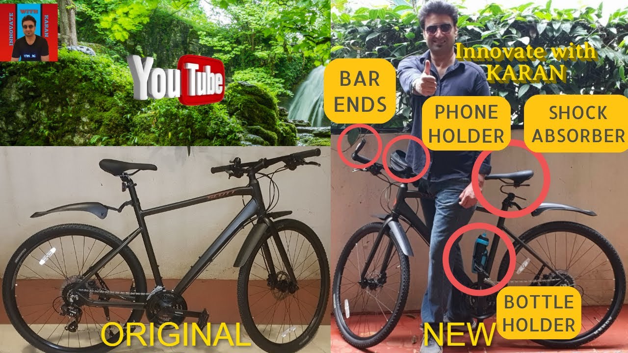 New Bicycle Accessories To Make it More Comfortable (Scott Hybrid cycle