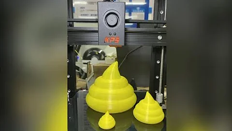 Flexi and soft TPU printed poo on our Kingroon KP5L 3D printer.