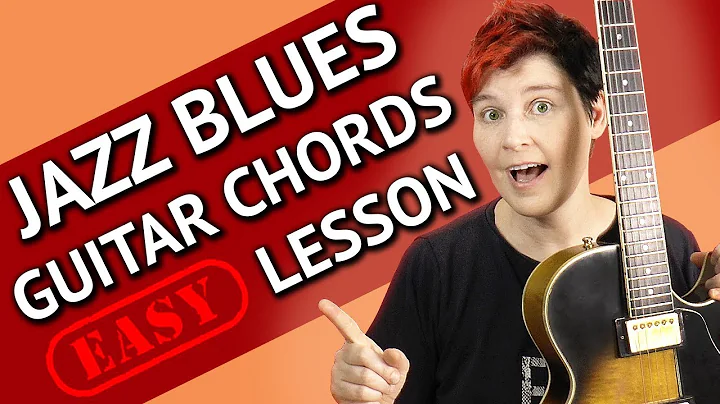 JAZZ BLUES in Bb - GUITAR CHORDS EASY - Comping LE...