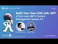 Abp community talks 20237 build your cms wnetfirst look at abps content management system kit
