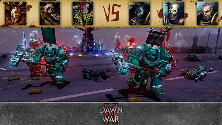 Dawn of War 2 - 3v3 | Denyproks + Unchainedboar + Xerene [vs] Doctor Merril + Ligt + Berserk