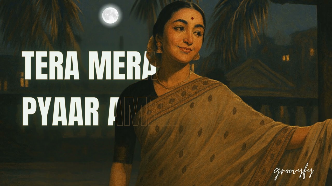Tera Mera Pyar Amar | Asli Naqli | Lata Mangeshkar | Lofi x Chillstep Mix | Old Hindi Songs Remix