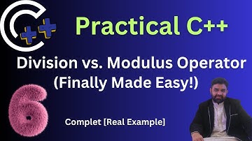 difference between division and modulus operator in c