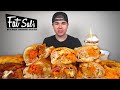 Eating the Fattest Sandwiches from Fat Sal’s Mukbang! Pastrami Bacon Burger, Buffalo Cheese Fries +