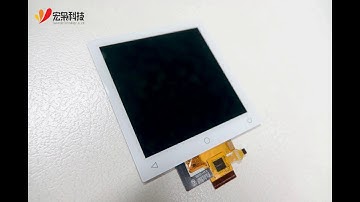 square capacitive touch screen 4 inch 720x720 ips tft lcd with mipi interface