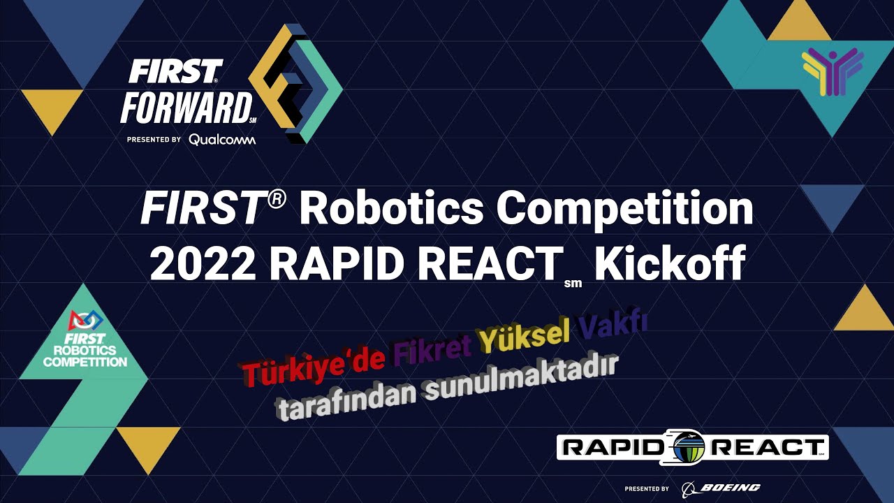 Yayın 6 FIRST Robotics Competition 2022 Sezonu YouTube