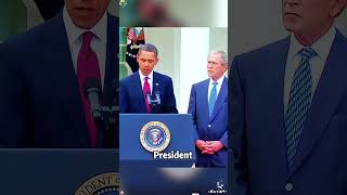 Obama Bush… proving politics isn’t everything 💙🤝#obamaandbush #bipartisanfriendship