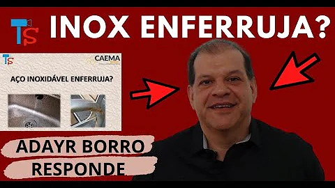 O que é bom para tirar ferrugem de inox?