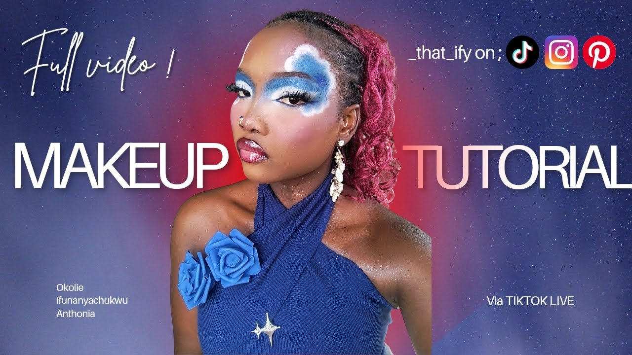 Makeup Transformation on TIKTOK LIVE — FULL SCREEN RECORDED VIDEO. WATCH NOW!