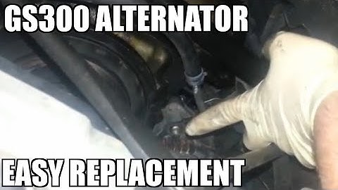 How to Replace Alternator 1991-1997 Lexus GS300