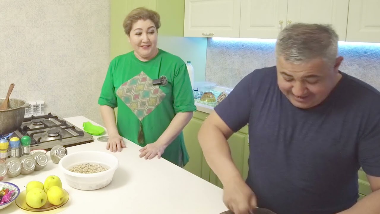 На дачной кухне у равшана