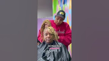 Incredibly done Loc Petal Style by NappStar ATl.🔥 Book appointment at NappStar.com 😍