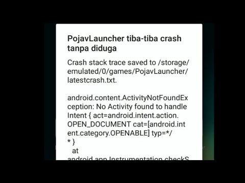 How to fix Unexpected Error Pojav