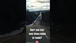 And the Road Goes on Forever... 🇨🇦🚗 #canada #roads