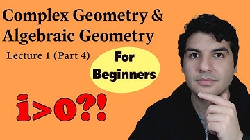 Complex & Algebraic Geometry For Beginners, Lecture 1 (Part 4), Is C an ordered field?