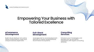 Revolutionize Your Digital Presence with Cutting-Edge eCommerce Solutions