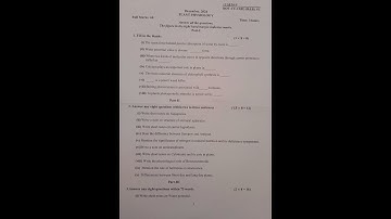 +3 5th semester Bot Core-12 (Plant physiology) question paper 2024#Sambalpur university