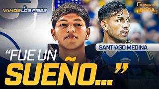 Lo DESCUBRIÓ Ramón Maddoni y se destaca en BOCA PREDIO | SANTIAGO MEDINA en VAMOS LOS PIBES