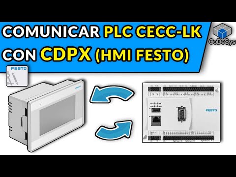 🔵✅CODESYS 3.5 - COMUNICAR PLC CECC-LK CON CDPX ((HMI FESTO))