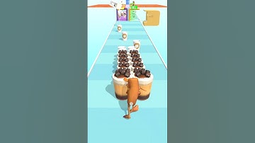 Coffee Stack 3D ☕☕☕ X -- level 03 #shorts