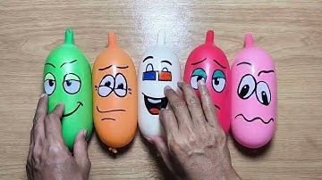 How to Make a Slime on Balloon – DIY Slime Tutorial with Colorful Fun Glitter-filled Balloons