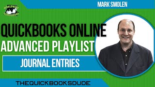 QuickBooks Online Journal Entries