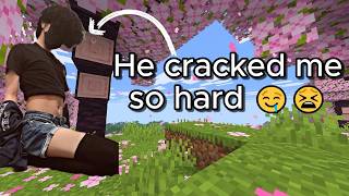 Minecraft but I get cracked by a femboy if I take damage