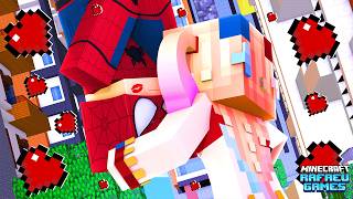O HOMEM ARANHA beijou a ARLEQUINA escondido no Minecraft