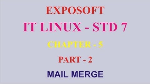 IT LINUX@14.04 STD 7 CHAPTER 5 PART 2
