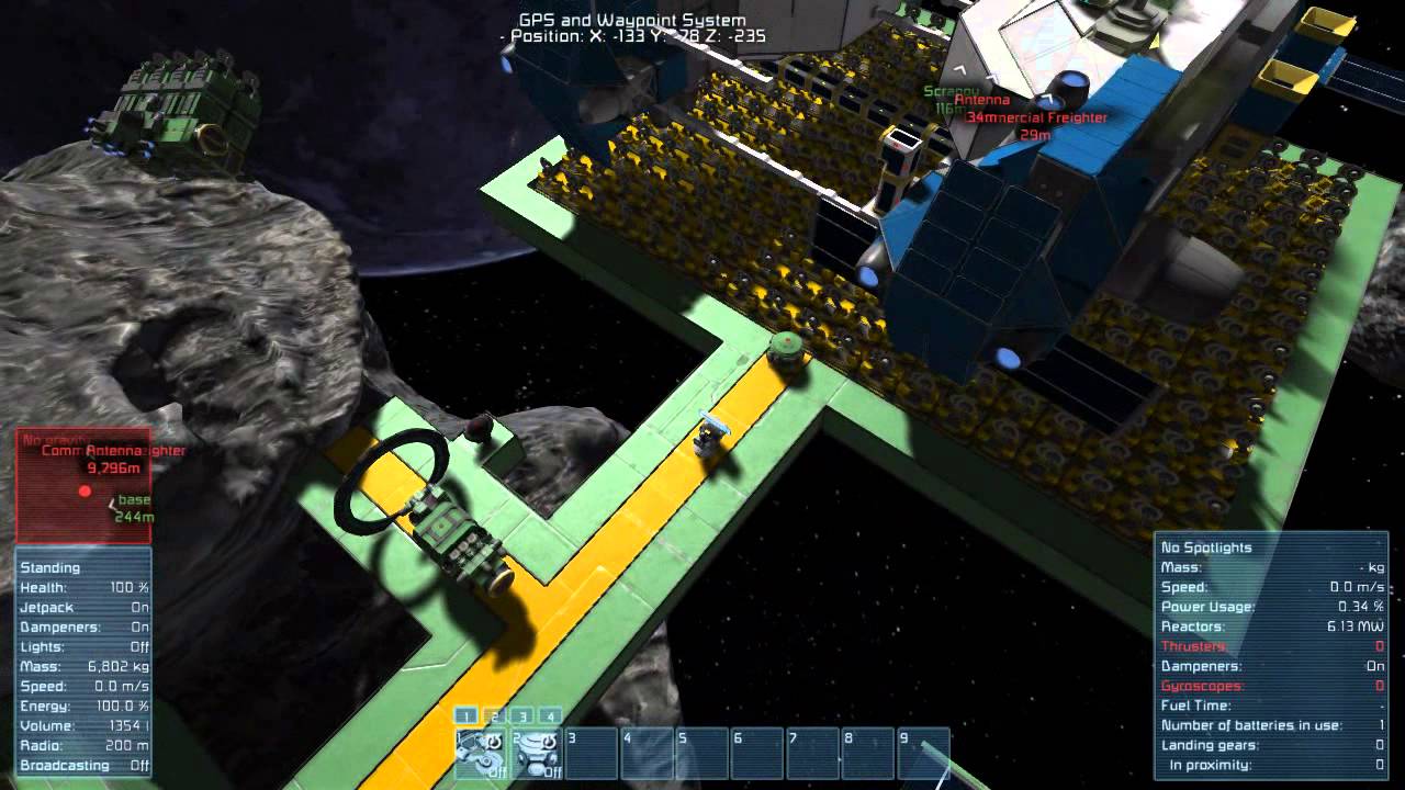 Space Engineers Pirate Scenario S1E6 (ship capture and grind) YouTube