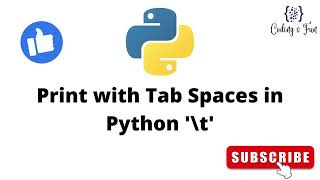 Program to Print with Tab Spaces in Python