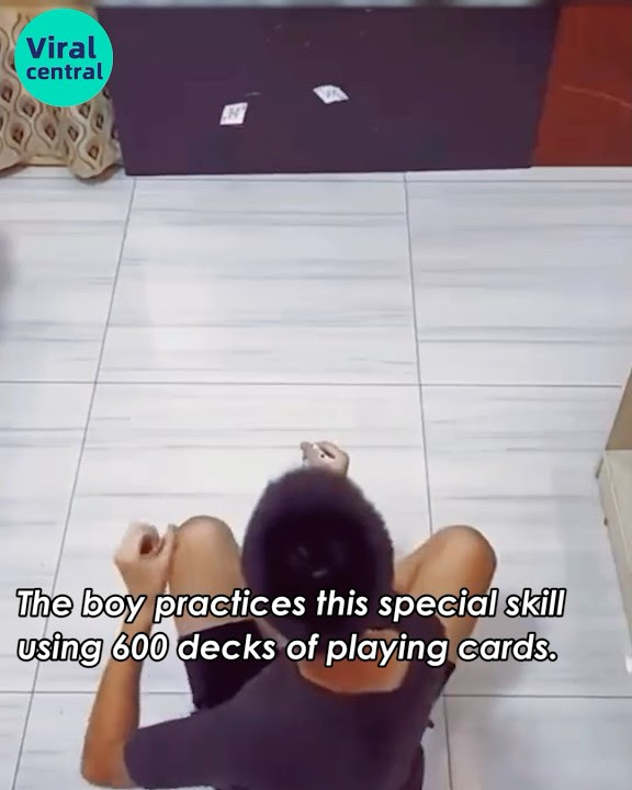 A Playing Card Cuts Through A Coke Can 14 year old Boy Masters A a-playing-card-cuts-through-a-coke-can-14-year-old-boy-masters-a