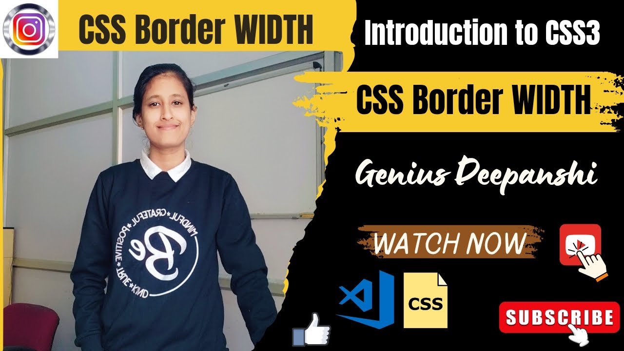 CSS Border Width - YouTube