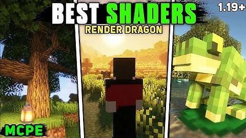 TOP 5 Best Shaders For Render Dragon (1.19+) Update || Render Drogon Shaders MINECRAFT PE ||
