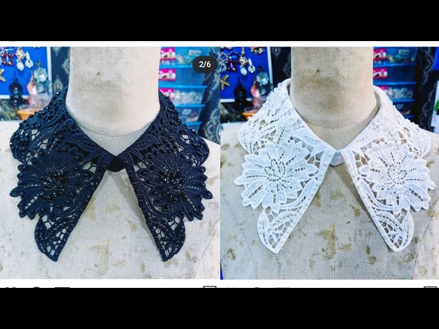 How to make a LACE COLLAR 