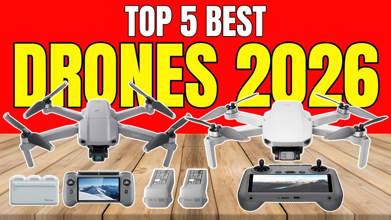 Top 5 Best 4K Drones 2026 – Ultimate Buyer’s Guide! - YouTube
