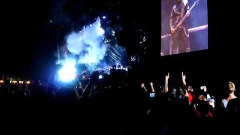 Rammstein-intro@rock werchter 2010